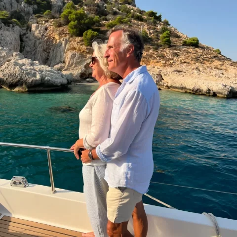 Couple on Bay Cruise